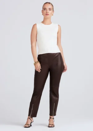 Derek Lam -Ariana Muscle Ribbed Sweater Tank Ivory
