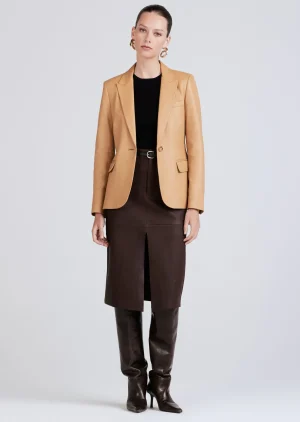 Derek Lam -Arthur Single Breasted Jacket Honey Gold