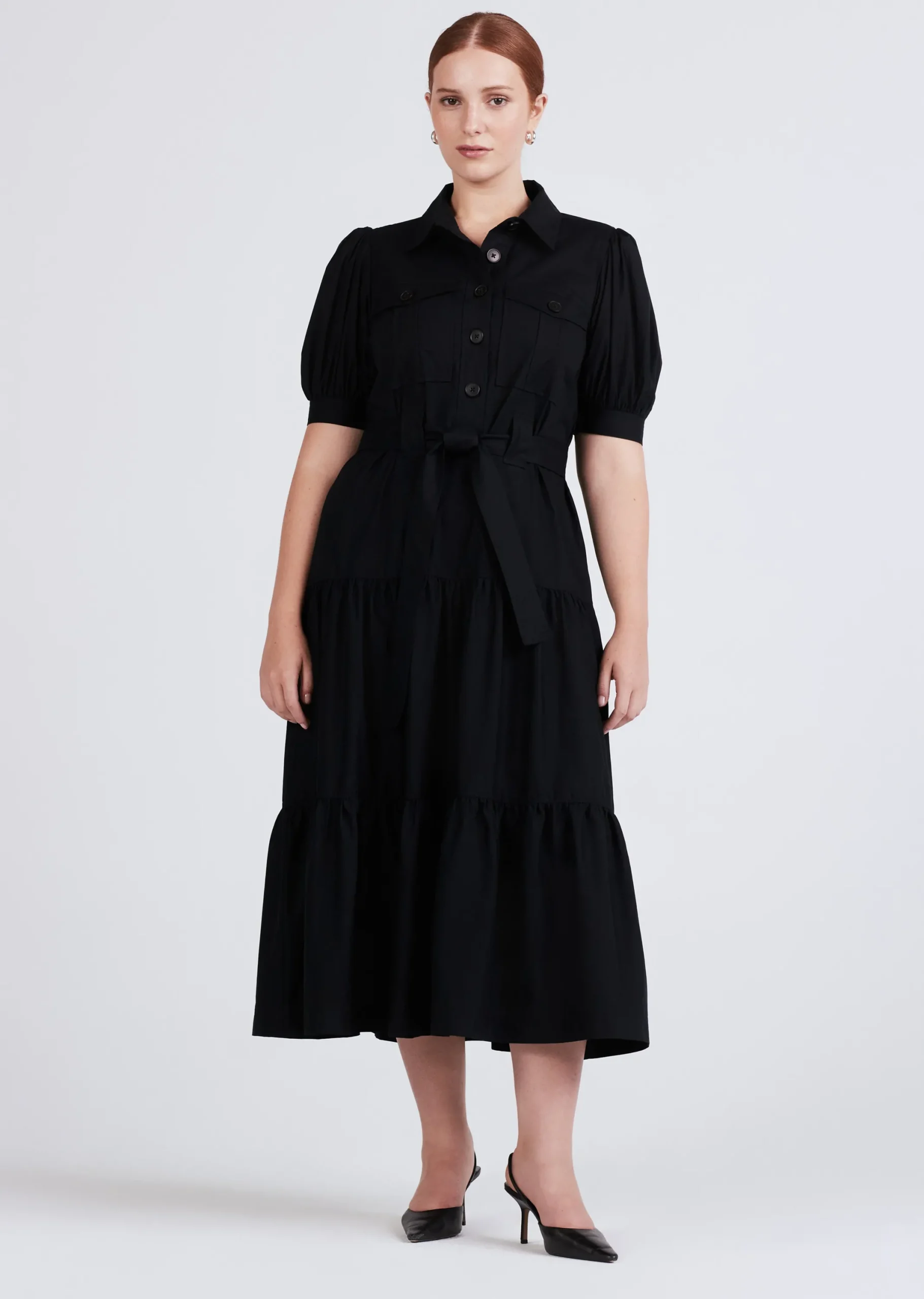 Derek Lam -Buffy Utility Dress Black