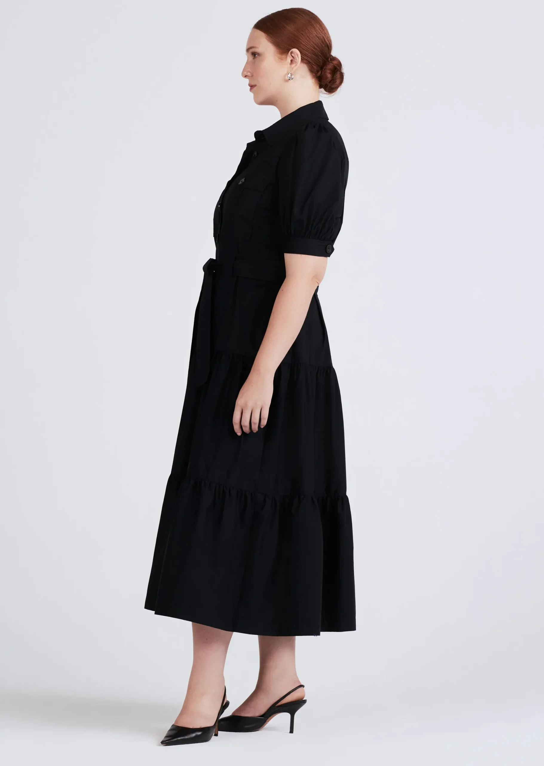 Derek Lam -Buffy Utility Dress Black