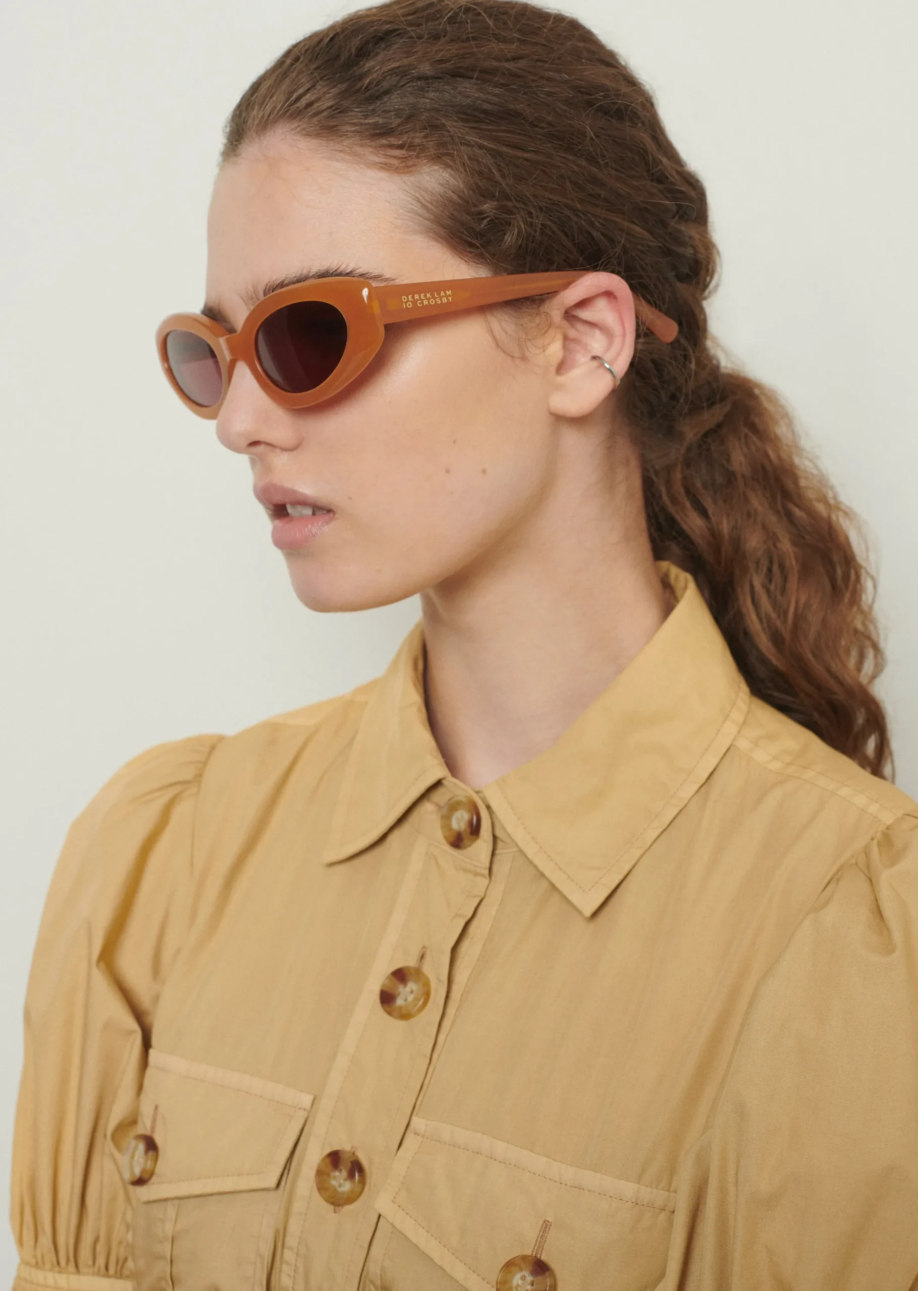 Derek Lam -Buffy Utility Dress Tan-Brown