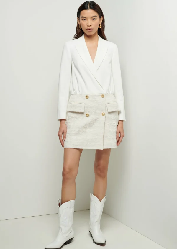Derek Lam -Chiara Blazer Dress Ivory