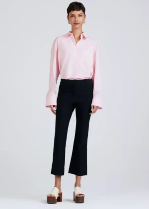 Derek Lam -Crosby Crop Flare Trouser Midnight