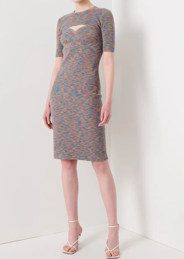 Derek Lam -Deema Bolero Sweater Cami Dress Multi
