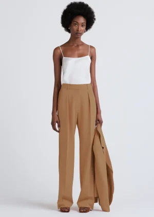 Derek Lam -Delta Wide Leg Trousers Mocha