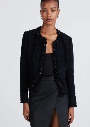Derek Lam -Elizabeth Peplum Jacket Navy