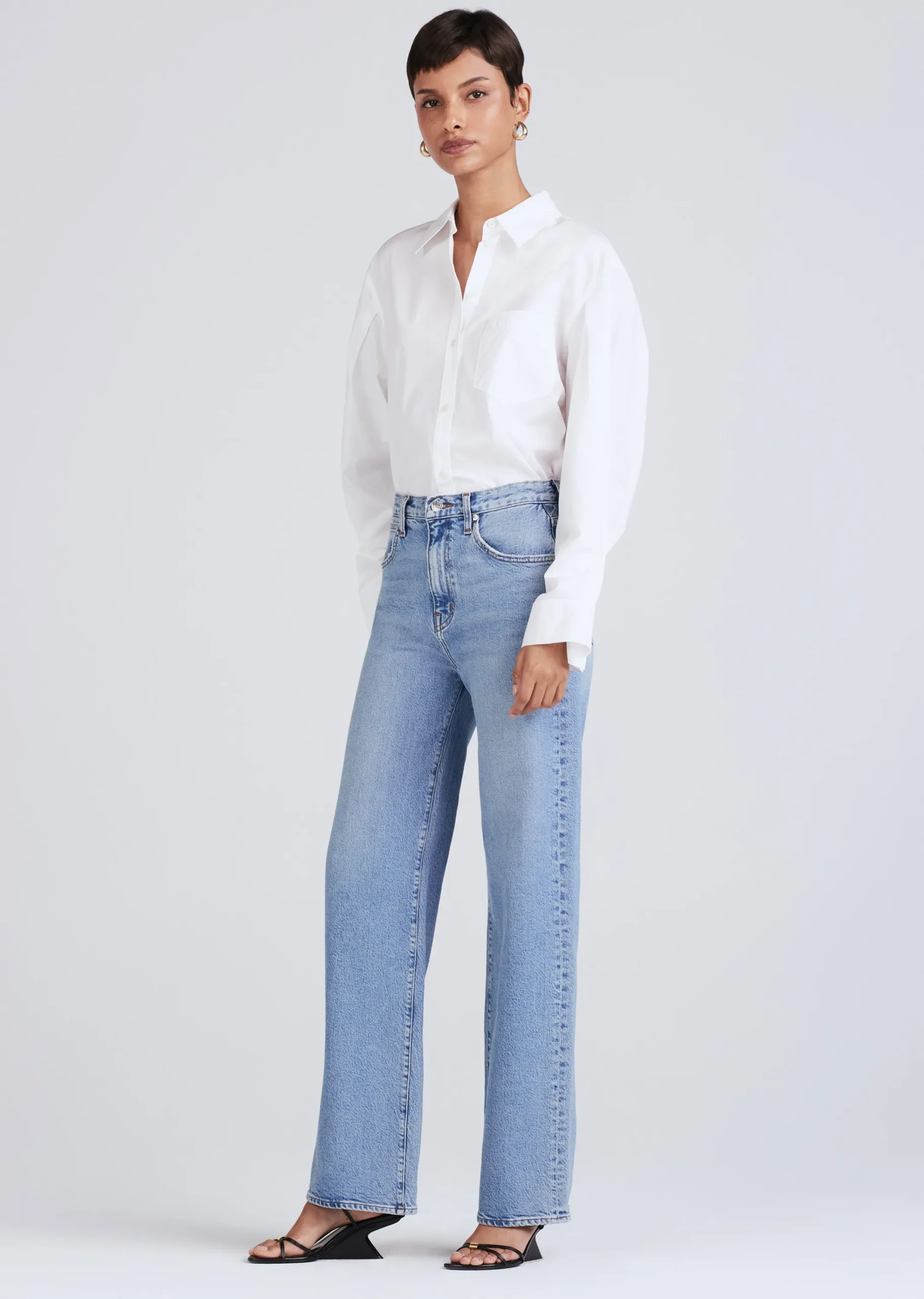 Derek Lam -Faye High Rise Tailored Wide Leg Sutton Vintage