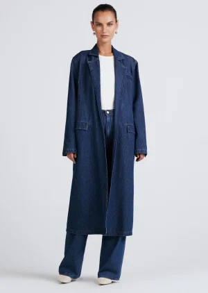 Derek Lam -Frances Midi Trench Bedford Dark