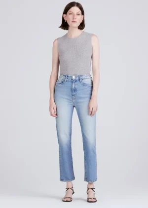 Derek Lam -Frankie High Rise Ankle Straight Jeans Sutton Vintage
