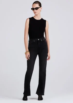 Derek Lam -Frankie Ultra High Rise Straight Jeans Forsyth