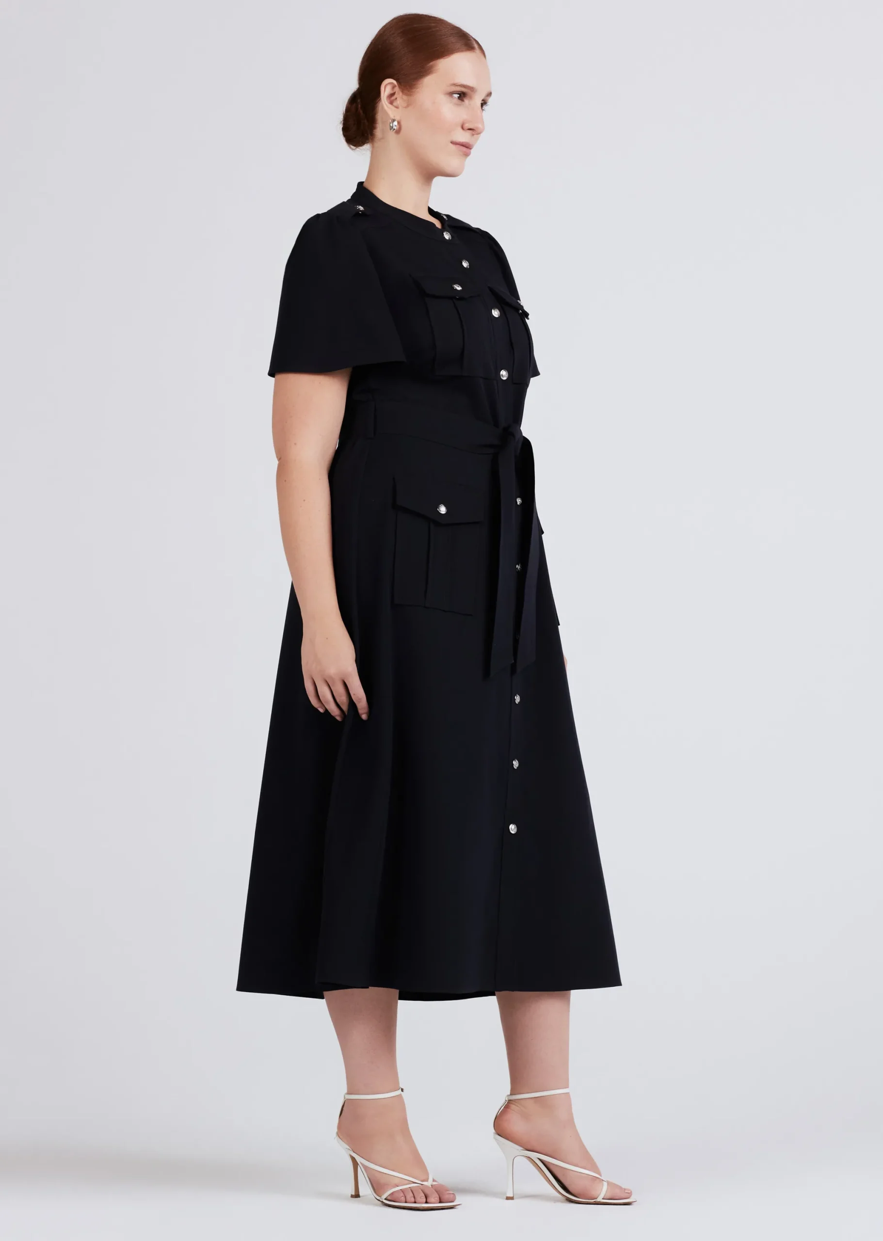 Derek Lam -Judy Utility Shirtdress Midnight