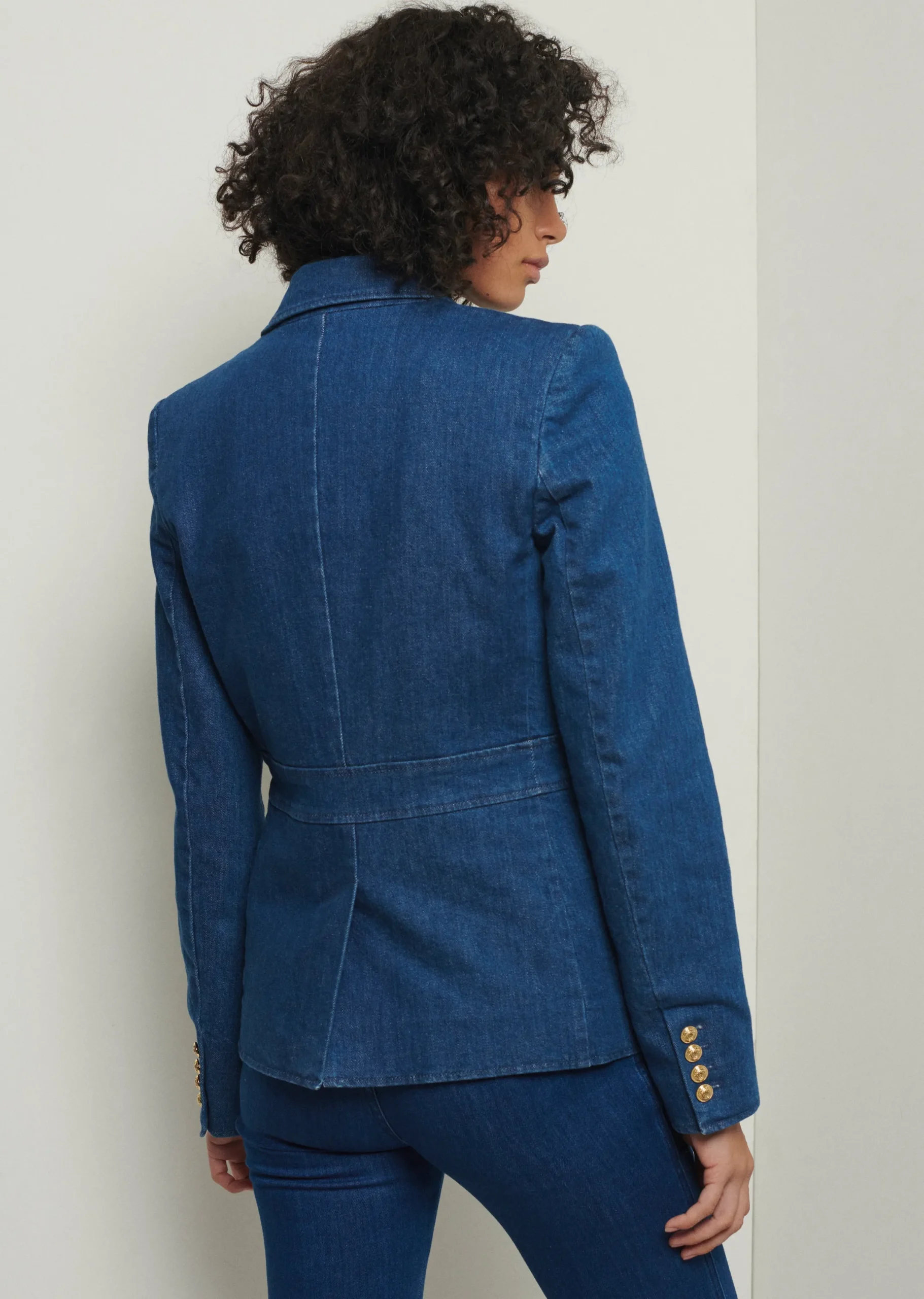 Derek Lam -Keith Utility Denim Jacket Dark Wash
