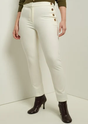 Derek Lam -Kelis Straight Leg Sailor Pants Soft White
