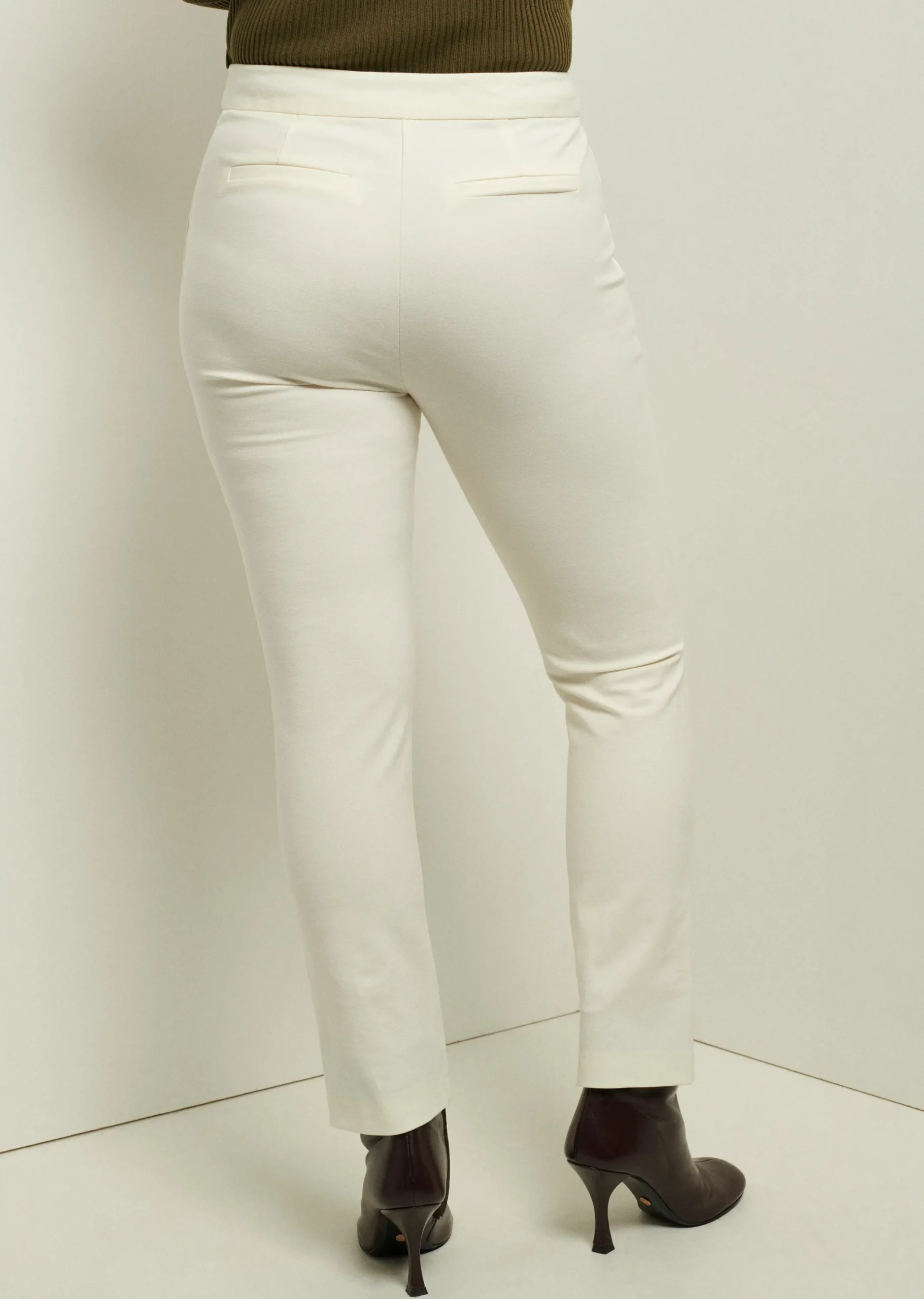 Derek Lam -Kelis Straight Leg Sailor Pants Soft White