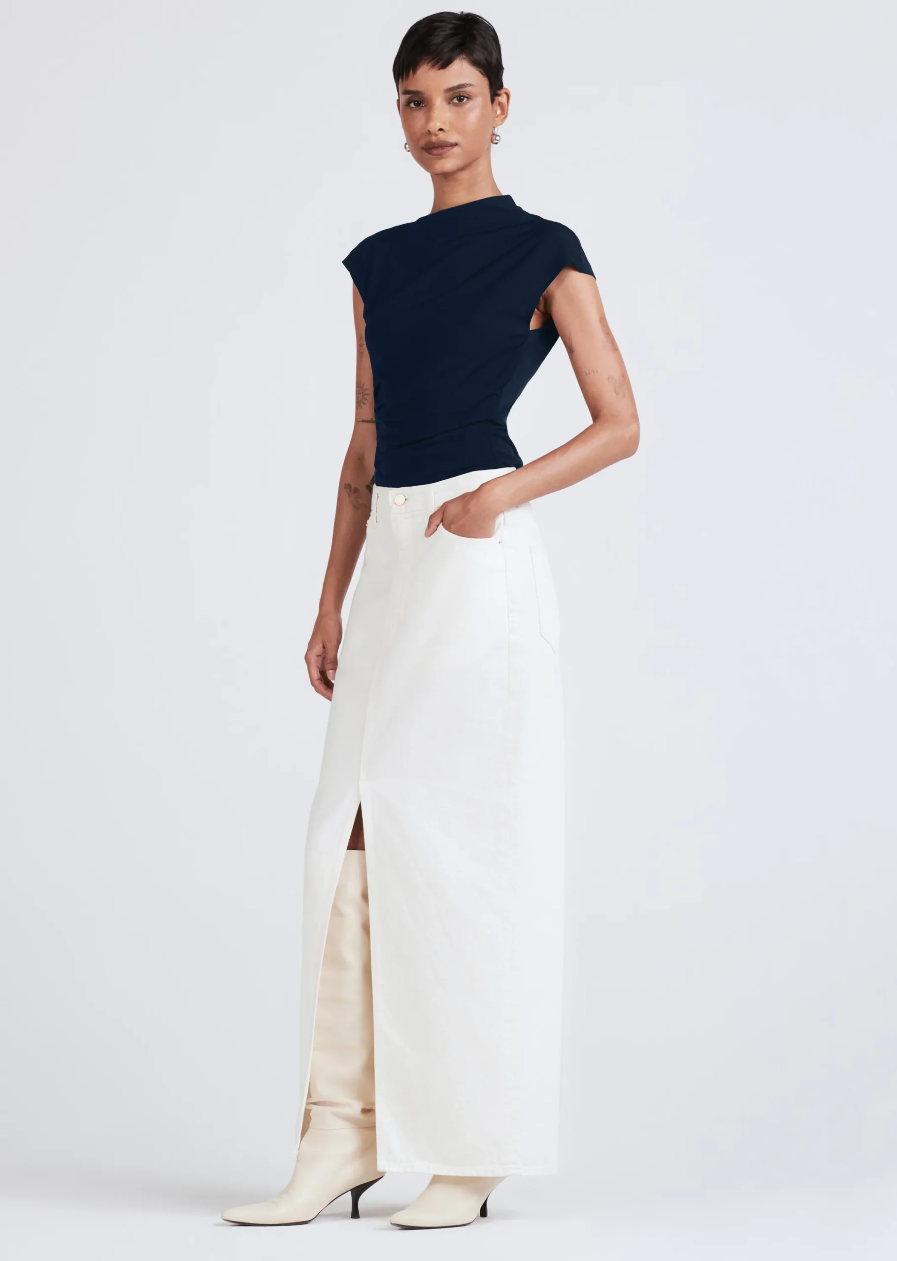 Derek Lam -Lu High Rise Maxi Ivory