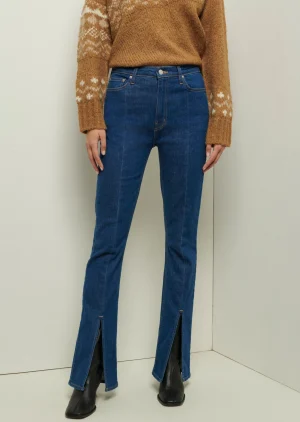 Derek Lam -Lucia Front Slit Jeans Dark Wash