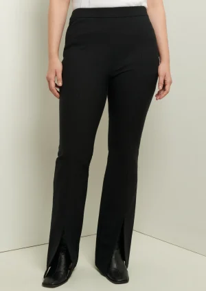 Derek Lam -Lucia Front Slit Trousers Black