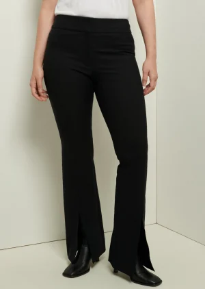 Derek Lam -Maeve Front Slit Trousers Black