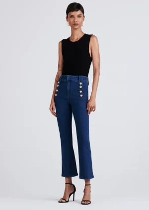 Derek Lam -Robertson Crop Flare Jeans Dark Wash
