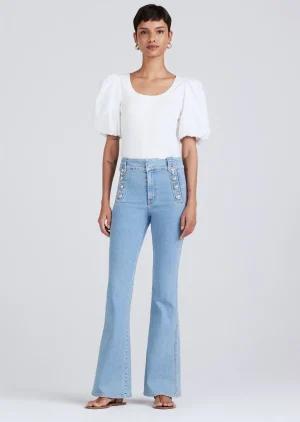 Derek Lam -Robertson Flare Jeans Dover Light