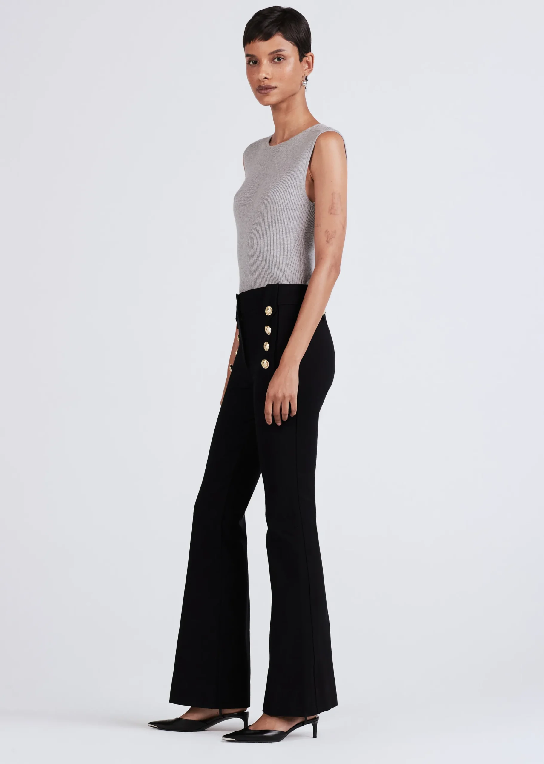 Derek Lam -Robertson Flare Trousers Midnight