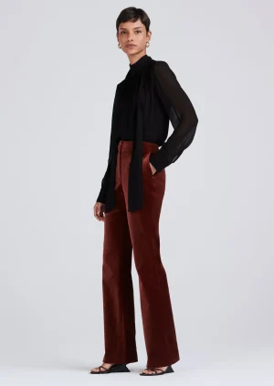 Derek Lam -Valentine Neck Tie Blouse Black